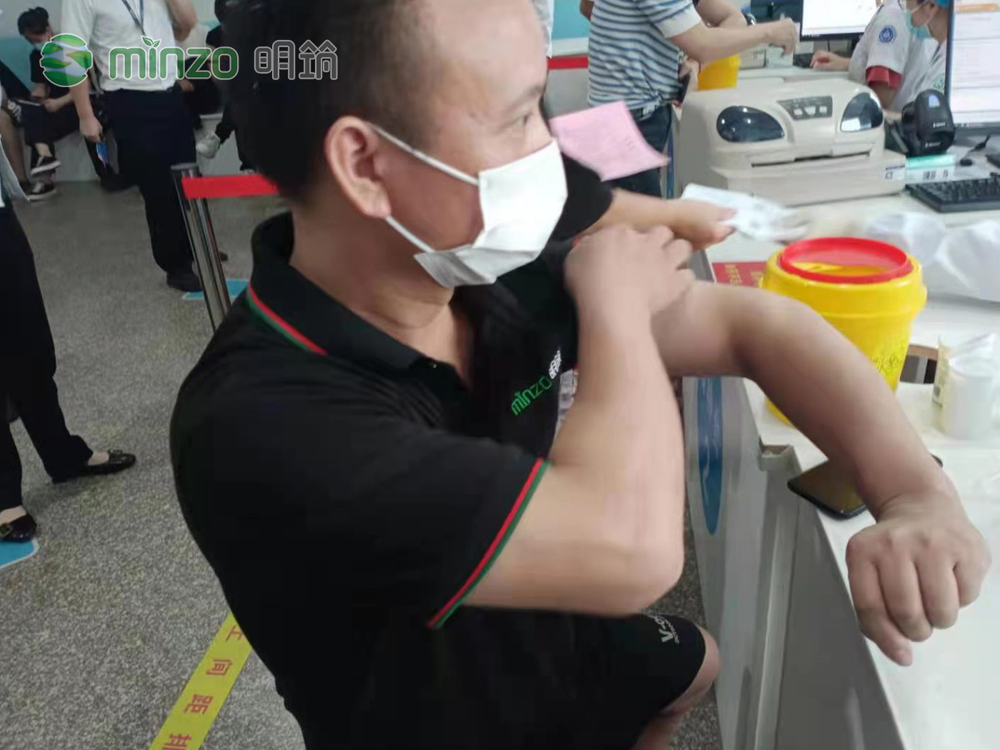 積極響應(yīng)政府號召，明筑組織全體職工接種疫苗